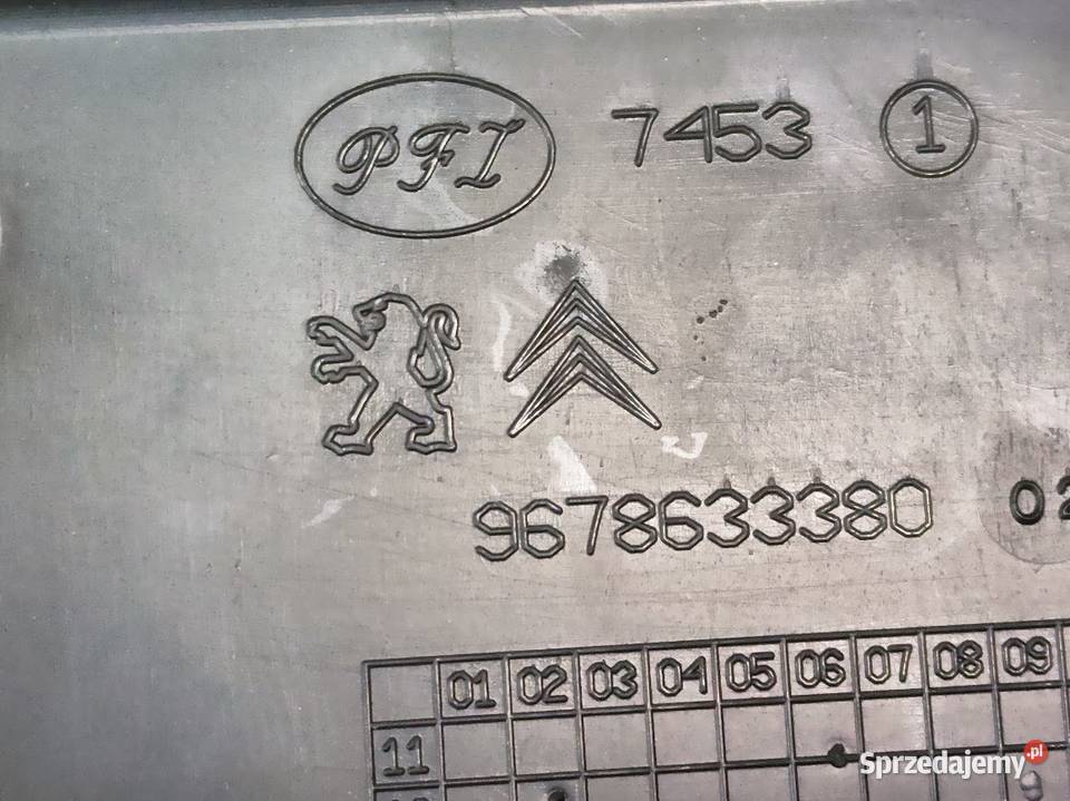Obudowa Skrzynki Bezpieczników Citroen DS7 1722 Pleszew