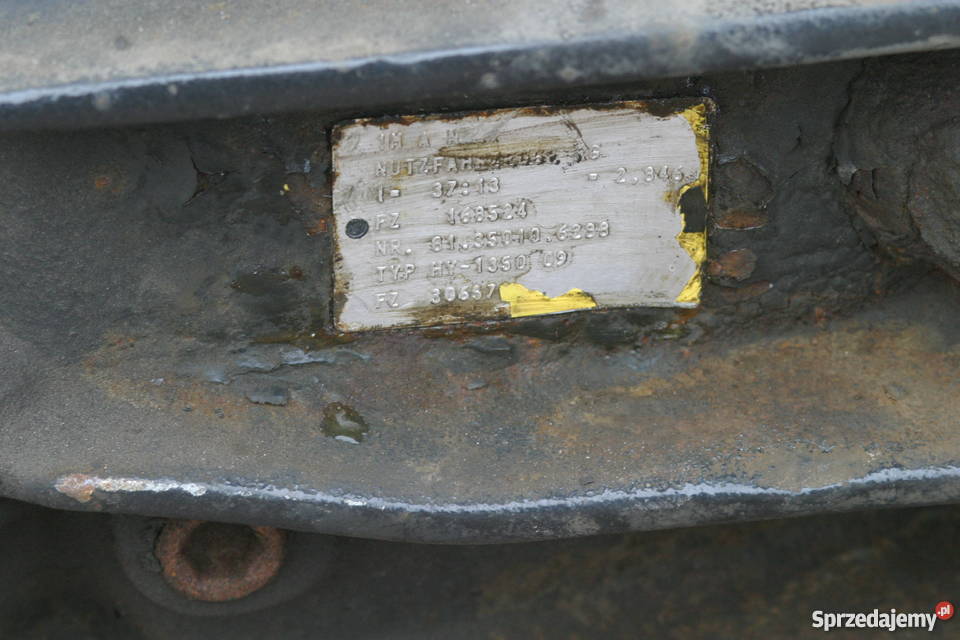 MAN TGS TGX MOST NAPĘDOWY KOMPLET 3713 2846 osobowe Układ napędowy sprzedam
