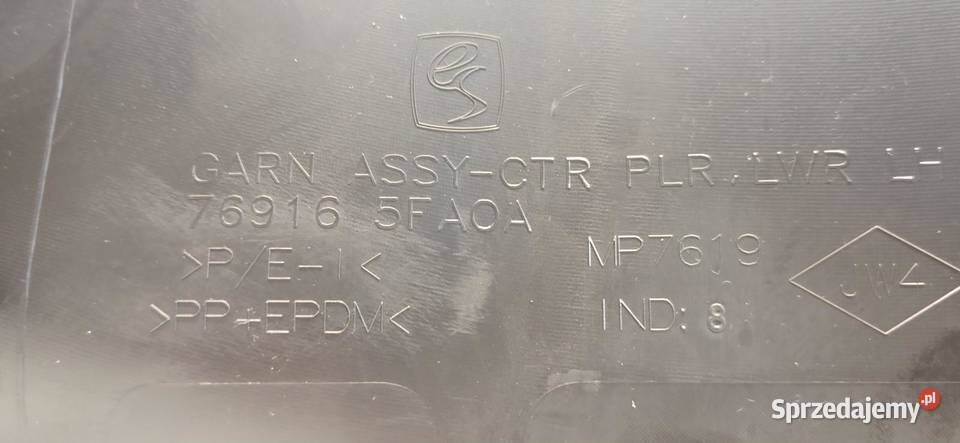 NISSAN MICRA K14 OSŁONA SŁUPKA LEWA 769165FA0A