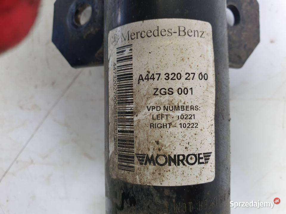 AMORTYZATOR LEWY PRZÓD MERCEDES VITO A4473202700 Lipno