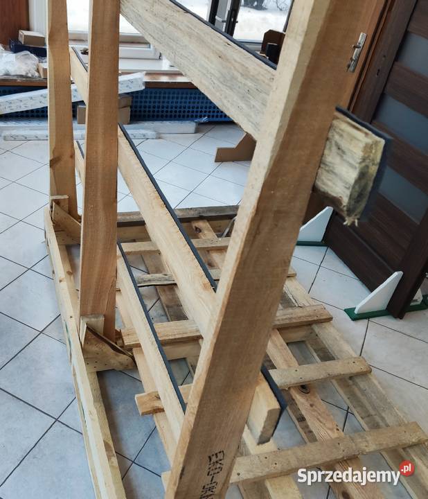 Stojak na okna NOWY DREWNIANY