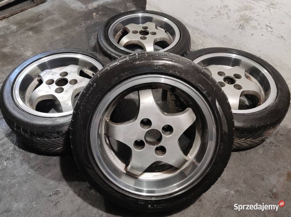 Kultowe MIM 15 7J 4x108 polerowane ranty opony Opole