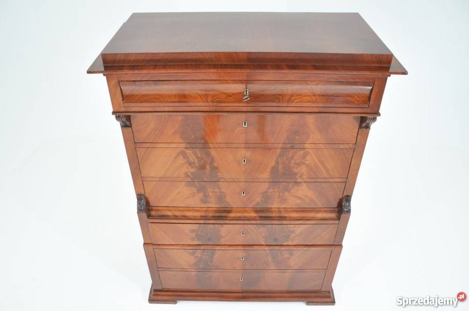 Antyczna komoda szyfoniera Biedermeier Świętochłowice