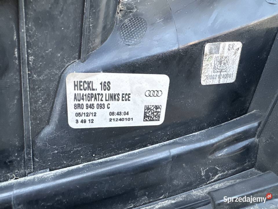 Audi Q5 lift lampa tył prawa 8R0945093C osobowe sprzedam
