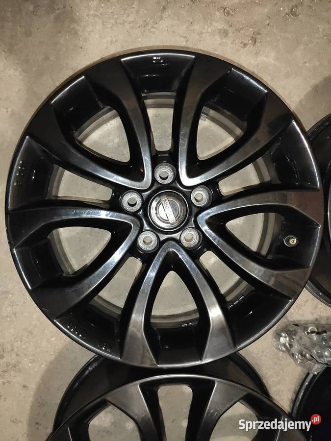 Oryginalne czarne alufelgi NISSAN Qashqai II Samochodowe świętokrzyskie