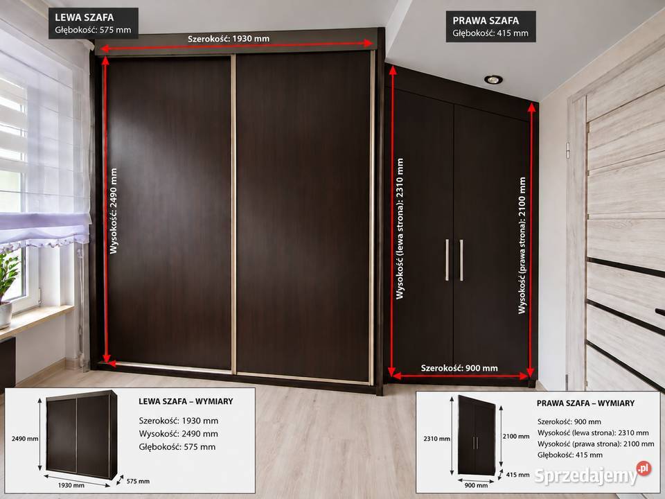 Sprzedam meble kolor wenge Płock