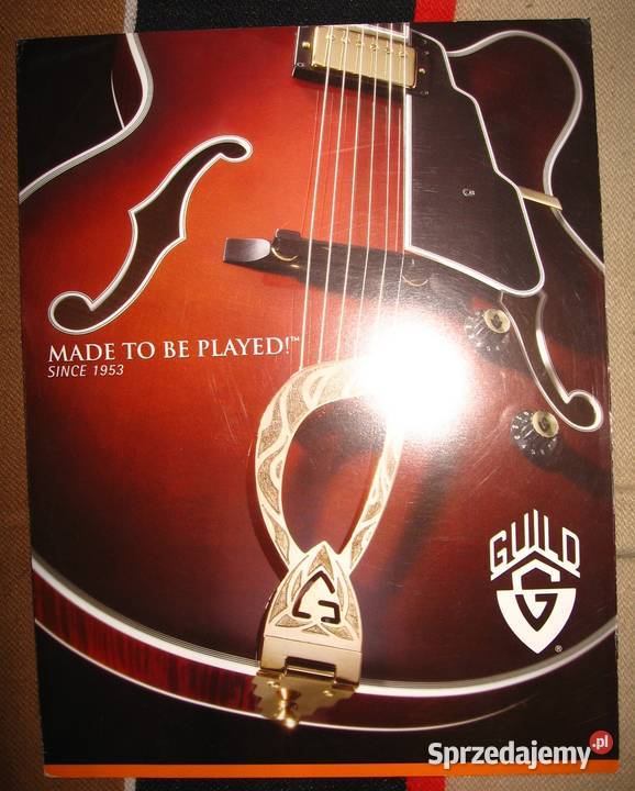 Guild Made To Be Played guitar brochure catalog