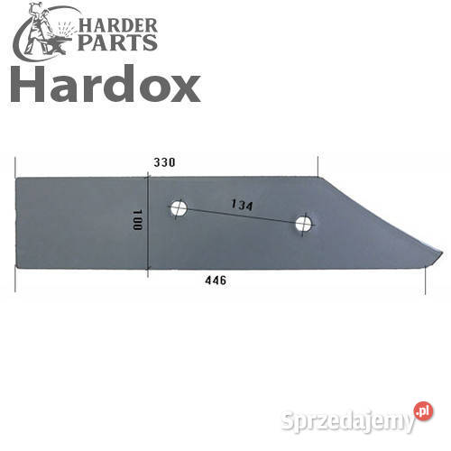 Płoza krótka HARDOX 27991102L VP210 Y do pługa Części zamienne Suwałki