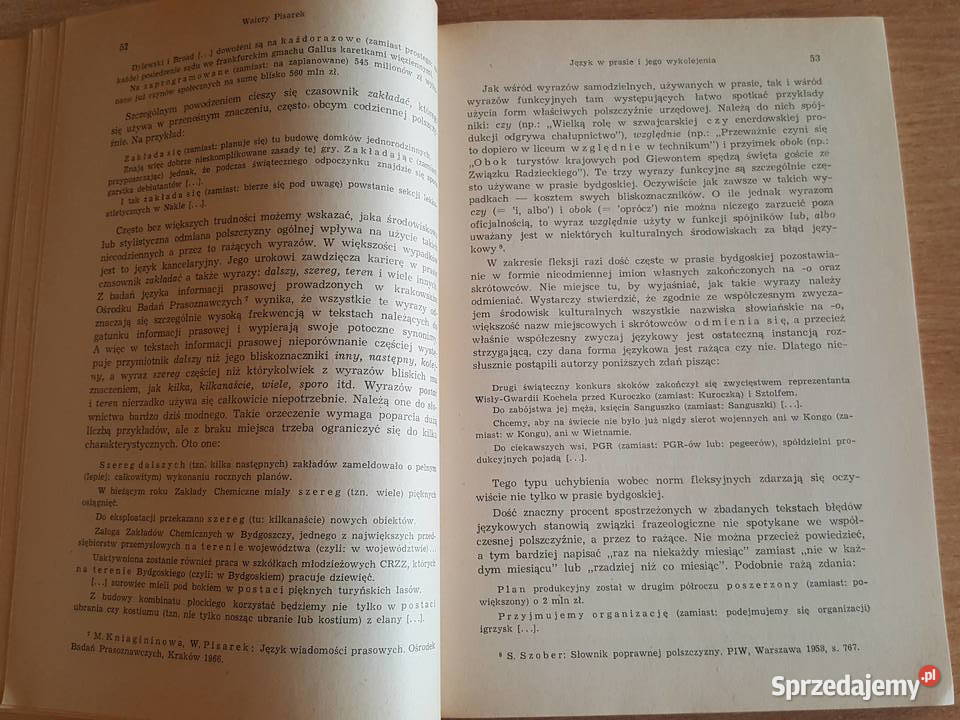 KSIĄŻKA Język polski poprawność piękno ochrona wielkopolskie Złotniki