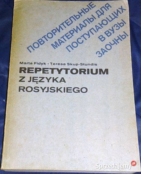 Nowe repetytorium z języka rosyjskiego Marta miękka Chełm sprzedam