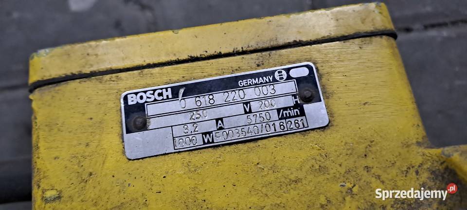 Elektrowibrator Bosch 0 618 220 003 silnik Poznachowice Dolne