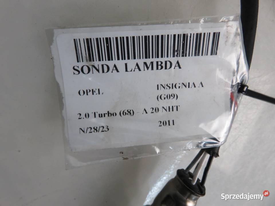 SONDA LAMBDA OPEL INSIGNIA A 20 12629659