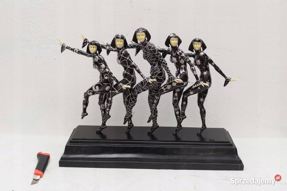 D CHIPARUS TANCERKI THE GIRLS Figura z brązu małopolskie Kraków