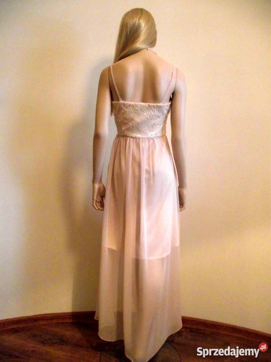 Elegancka asymetryczna sukienka na studniówkę Kraków