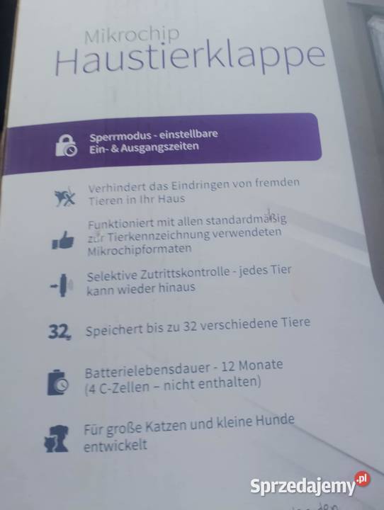 SURE flap drzwiczki klapka drzwi kota psa rfid Dla psów Wałbrzych