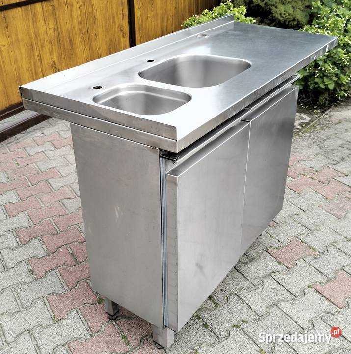 Zlew gastronomiczny 2komorowy 150x645x90 Słupia Kapitulna