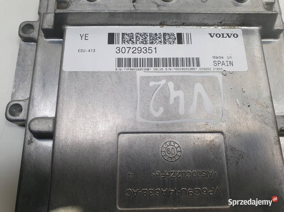 Volvo S40 II V50 C30 18 16V STEROWNIK SILNIKA osobowe Rudka