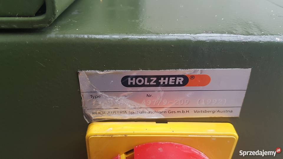 Frezarka do zarabiania krawędzi HOLZHER 1980 Karsin