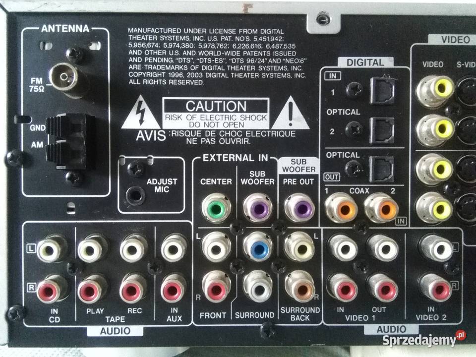 teac av digital home theater receiver ag 5d