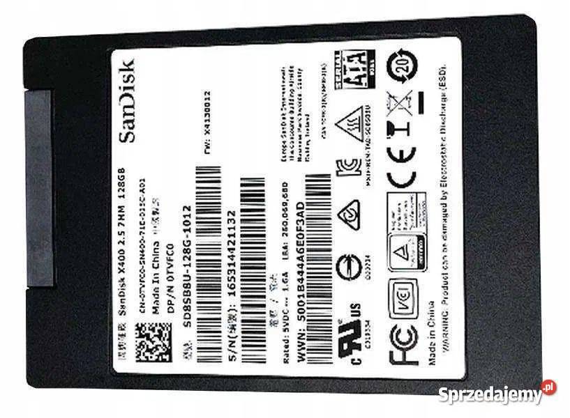 Dysk SSD 120GB 25 szybki bezgłośny do laptopa i Warszawa