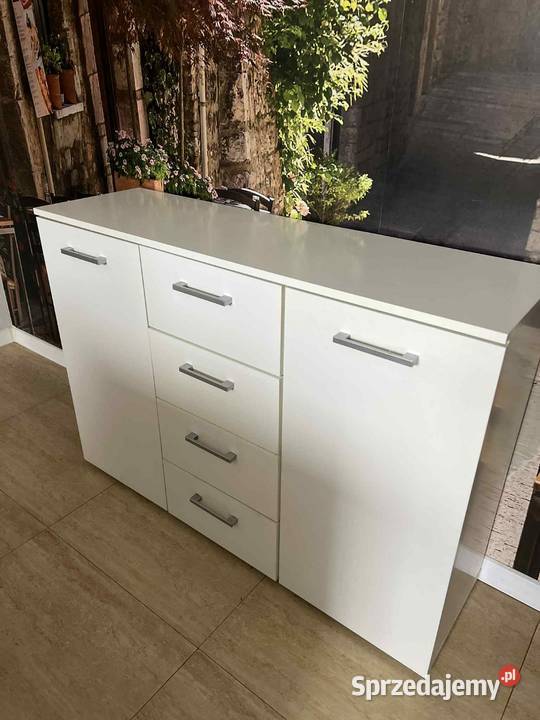 Komoda biała z szufladami Gorlice sprzedam