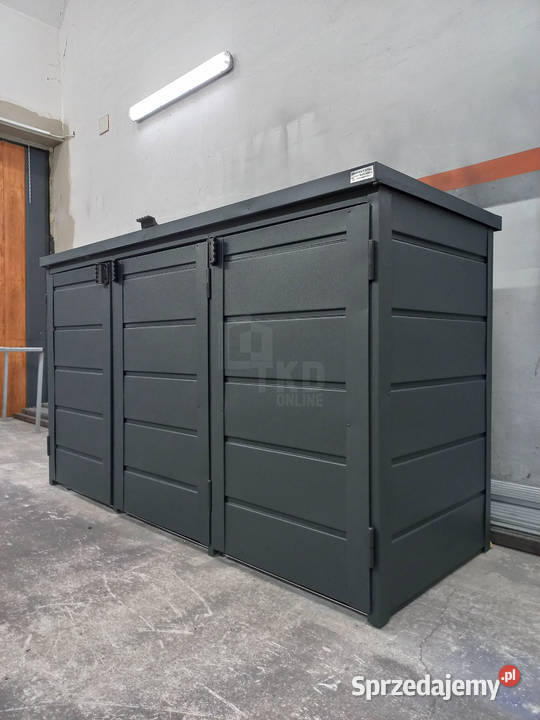 Zabudowa koszy na śmieci wiata obudowa Elbląg