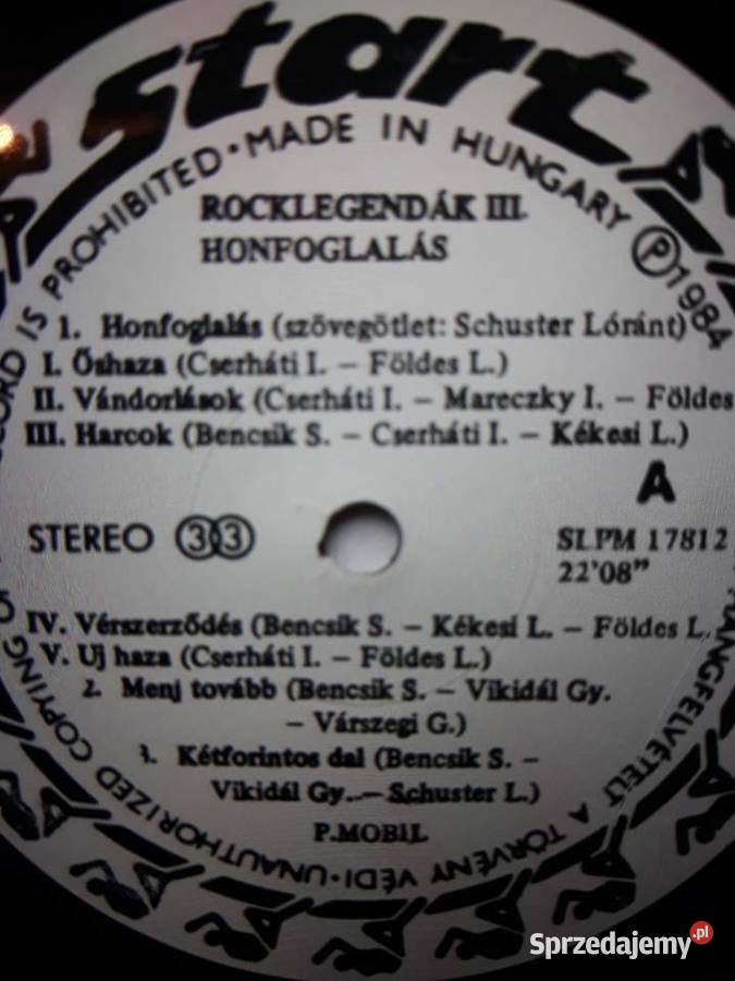 Archiwum węgierskiego rocka PMOBIL Honfogalas podkarpackie Rzeszów