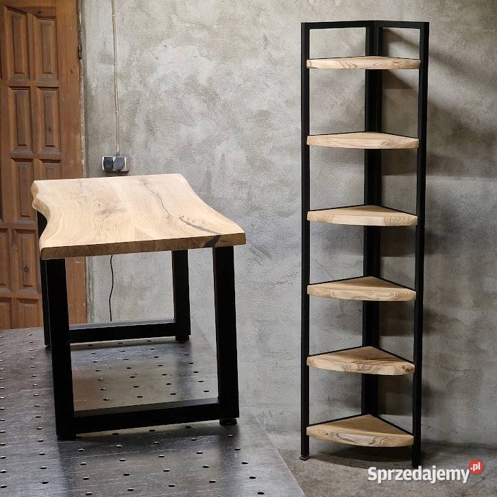 Regał NA WYMIAR narożny dąb dębowy sosna loft Bartoszyce sprzedam