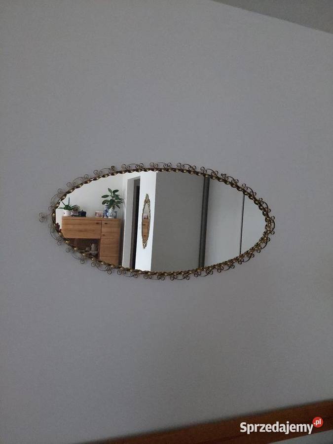 Lustro Metaloplastyka Vintage Mirosławiec