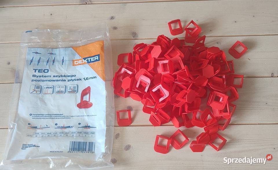 system poziomowania płytek dexter 16 mm 144 Pozostałe Gdańsk sprzedam