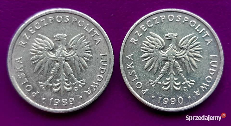 2 Monety PRL 5 ZŁOTYCH 19891990 Piękne Oryginały Pruszków sprzedam