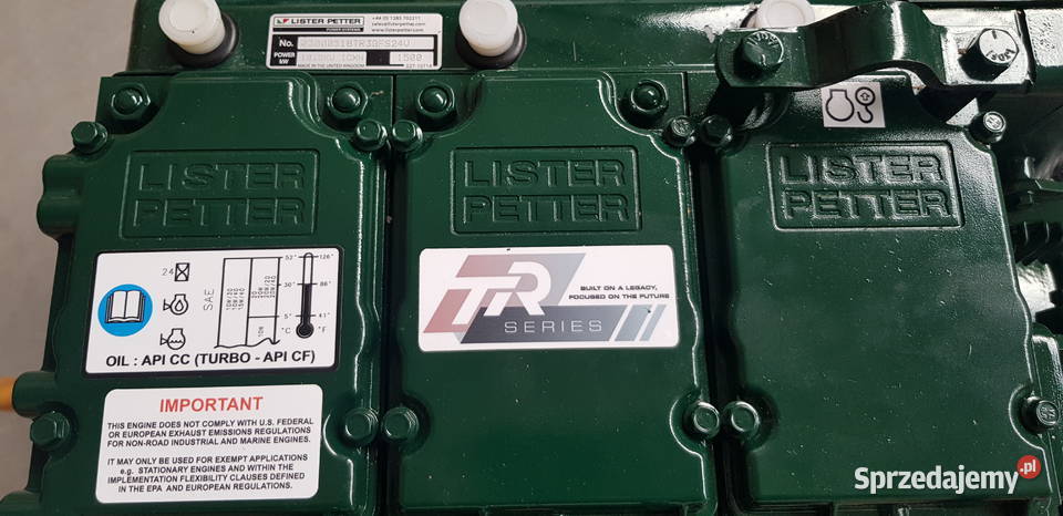 ORYGINALNY SILNIK SPALINOWY diesla Lister Petter Warszawa