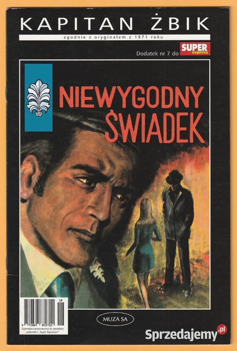 KAPITAN ŻBIK NIEWYGODNY ŚWIADEK 2008 Komiksy Łódź sprzedam