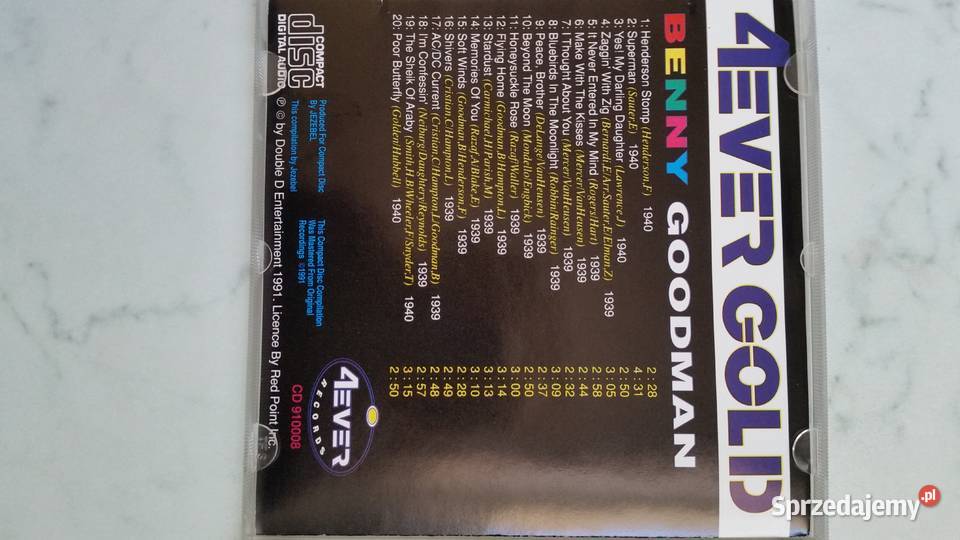 Benny Goodman Soft Winds 1991 4ever Records CD CD Puławy