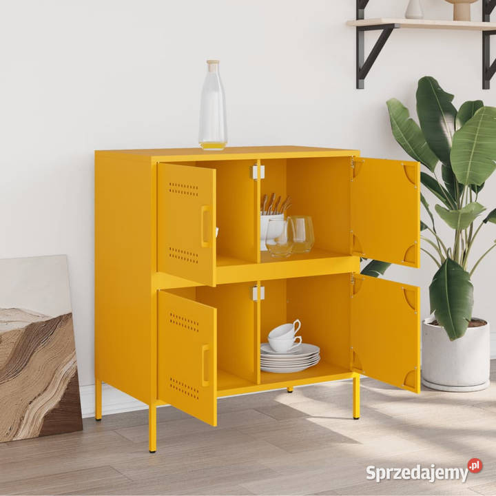 Szafka musztardowa 68x39x79 stalowa WM842955 Warszawa
