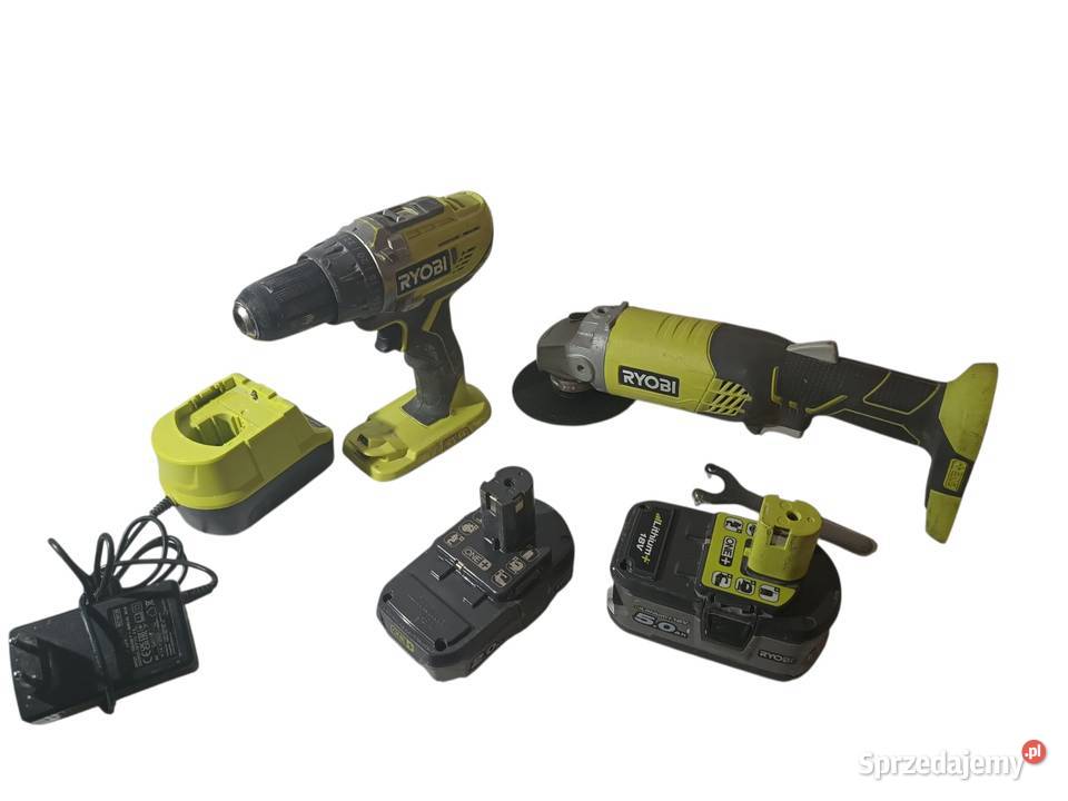 Zestaw RYOBI 18V szlifierka wkrętarka Katowice