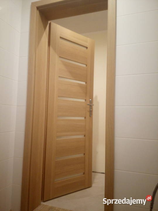 Drzwi pokojowe na wymiar Kamuflaż futryn Nowe Drzwi i okna Dom i Ogród Brzeziny sprzedam