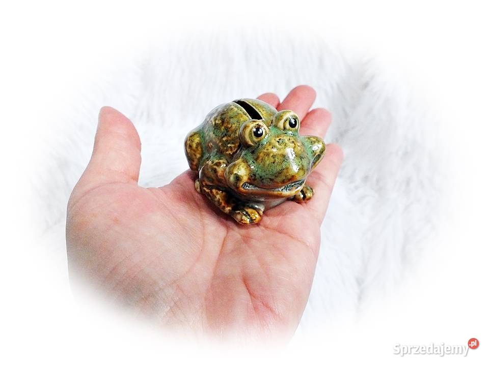 Żabka skarbonka Kolekcjonerska figurka Na lubuskie Żary