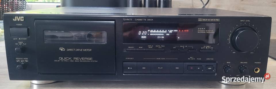 JVC TDR 472 Magnetofon deck Elektronika
