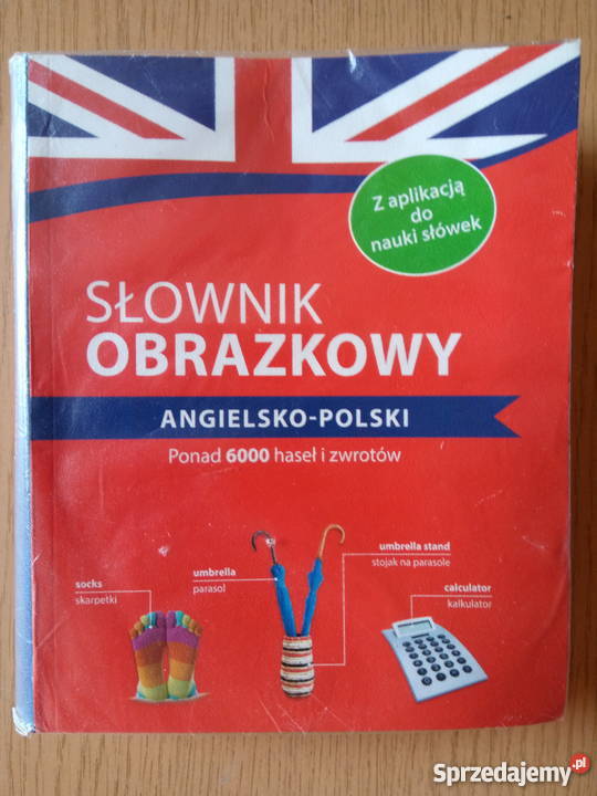 Słownik obrazkowy angielsko-polski 6000 haseł z aplikacją