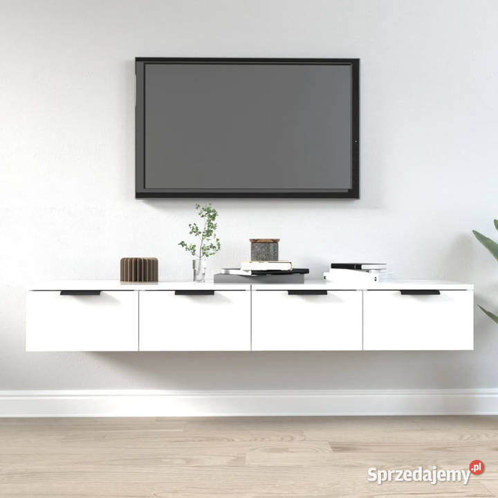 Szafki wiszące 2 białe 68x30x20 WM3115892 Warszawa