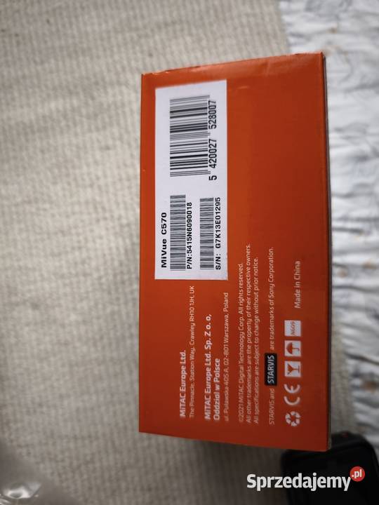 Rejestrator MiVue C570 Sony Starvis Sensor małopolskie Krzeszowice sprzedam