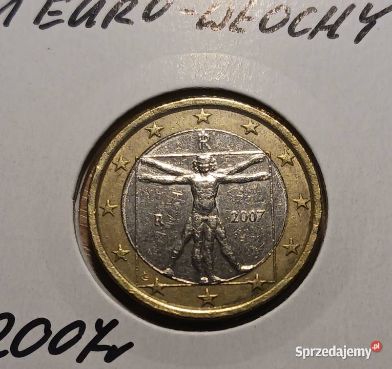 1 Euro Włochy 2007 r Konin sprzedam
