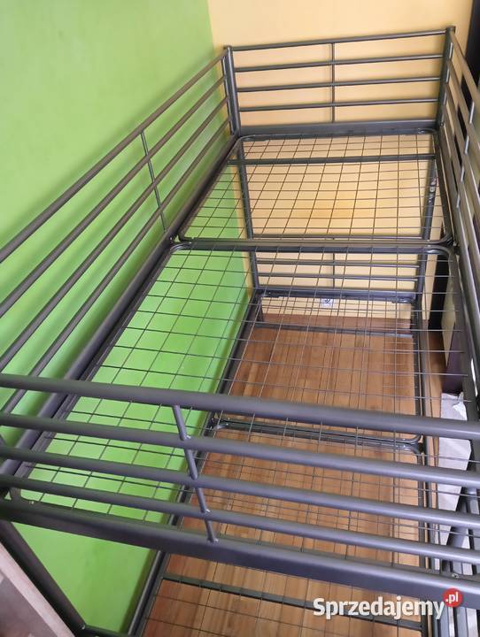 Łóżko piętrowe metalowe Ikea 90cm Lublin sprzedam