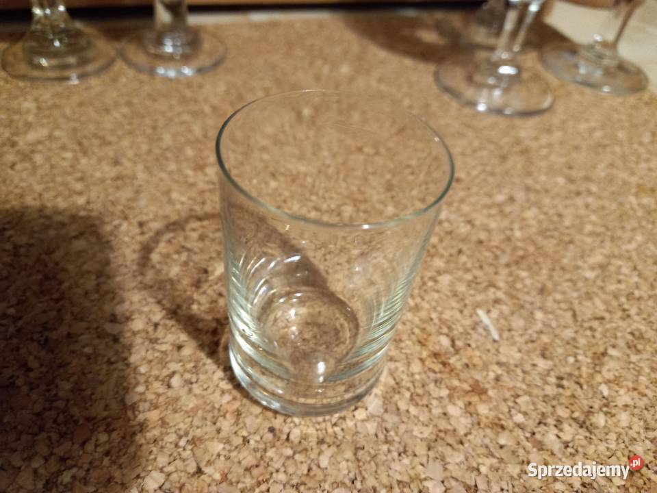 Kieliszki nowe rozne PRL SPOŁEM wodka wino i Lublin