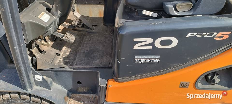 Wózek Widłowy DOOSAN Pro 5 G20 20T LPG Stan Łęczyca sprzedam