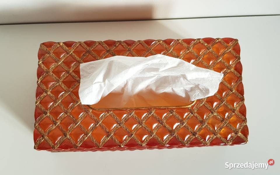 Osłona pojemnik pudełko na chusteczki Dekoracje i ozdoby Ruda Śląska