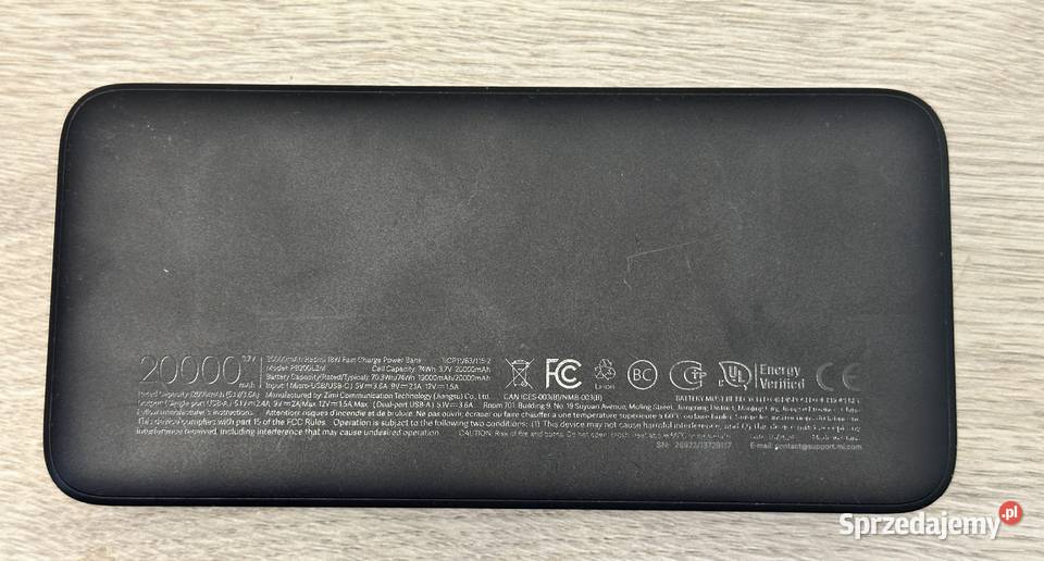 Powerbank Xiaomi Redmi Produkt oryginał Łódź