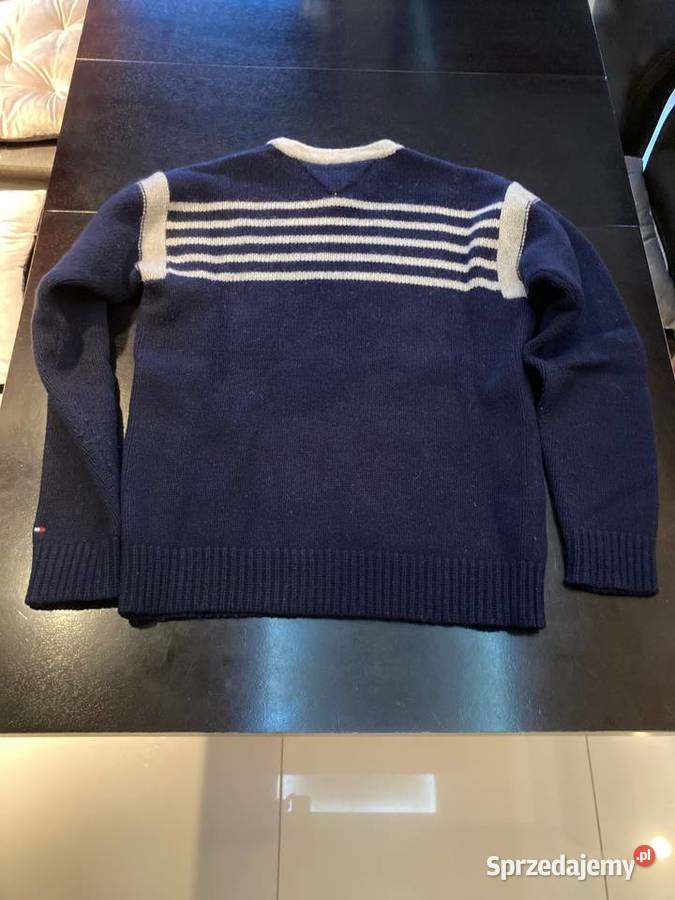 Granatowy sweter Tommy Hilfiger rozmiar M Swetry i golfy Elbląg