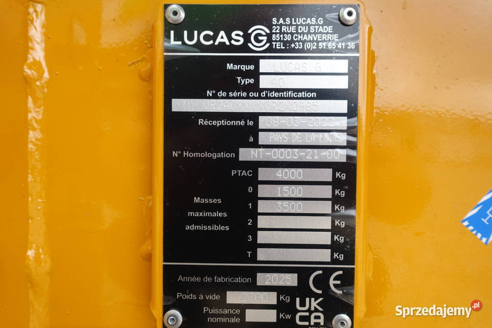 ŚCIELARKA LUCAS CASTOR R30 nie McHale Jeulin Sokoły